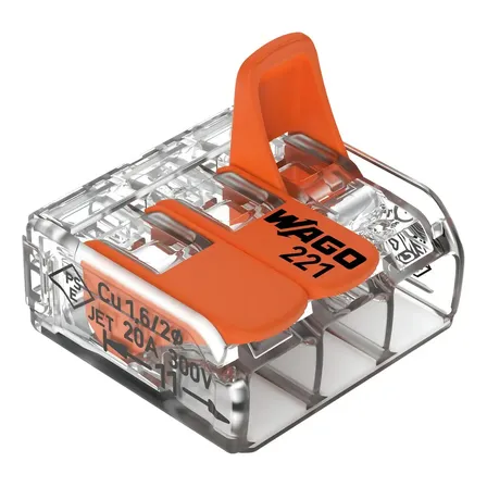 Kit 20x Conectores Compacto De Emenda 221-413 Wago