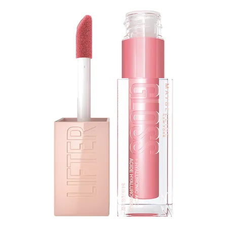 Brilho Labial com Ácido Hialurônico Promove Lábios Volumosos Hidratados e Cheios de Brilho com Aplicador XL para Make Glow Maybelline NY Lip Lifter Gloss Cor Silk 5.4ml