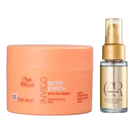 Máscara Nutri Enrich E Óleo Reparador Wella