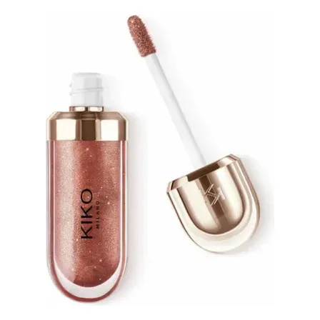 Lip Gloss Hydra 3d Kiko Milano Cor 45 Enchanting Rosewood Acabamento Brilhante Cor Marrom