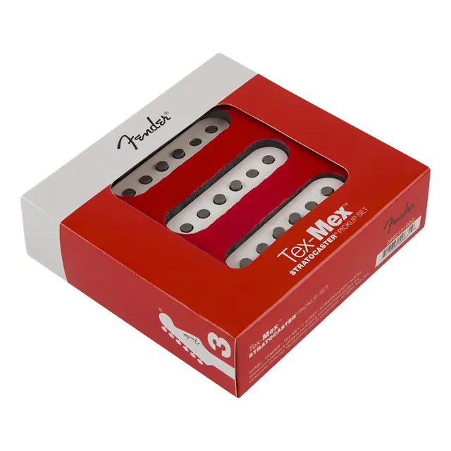 Kit De Captadores Fender Tex-mex Strat Pickup Set Branco