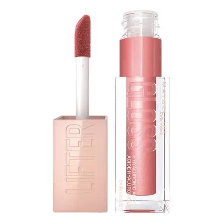 Brilho Labial com Ácido Hialurônico Promove Lábios Volumosos Hidratados e Cheios de Brilho com Aplicador XL para Make Glow Maybelline NY Lip Lifter Gloss Cor Moon 5.4ml