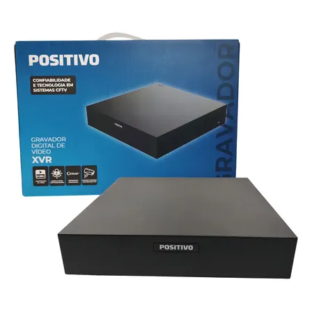Positivo Gravador Digital De Vídeo, Capacidade 1 Hdd Sata, 4 Canais Analógicos Pst-xvr-1014-f - Pst-xvr-1014-f 110v/220v
