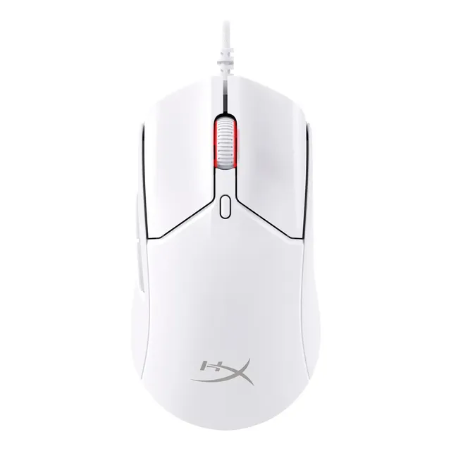 Mouse Gamer Hyperx Pulsefire Haste 2 - Design Super Leve De 53g, Sensor De Precisão Hyperx 26k, Até 26000 Dpi, 8000hz, Cabo Ultraflexível, Branco (6n0a8aa)