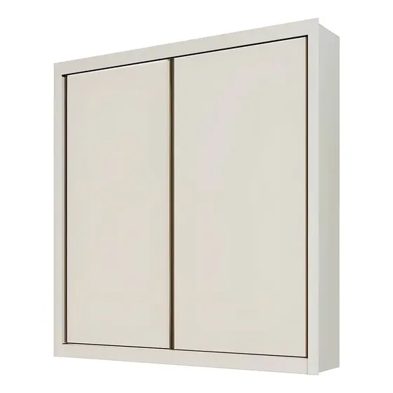 Guarda-roupa Casal Zurique 2 Pt 4 Gv Off White