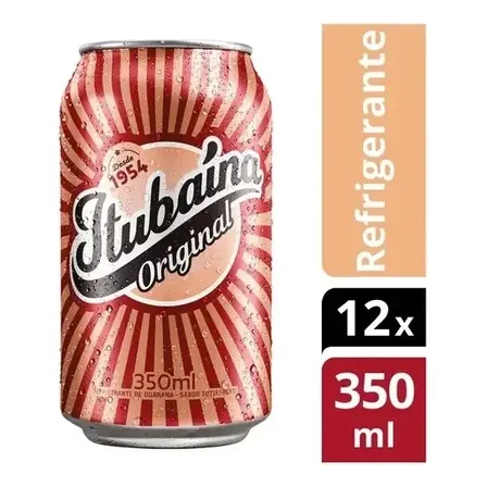 Refrigerante Itubaina Retro Lata 350ml Pack com 12 Unidades