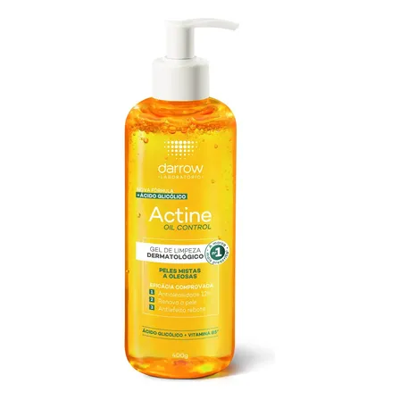 Gel de Limpeza Facial Darrow Actine Oil Control Pele Mista Oleosa 400g