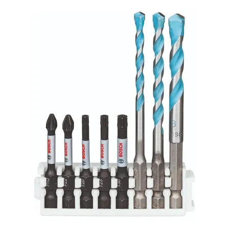Kit De Pontas E Brocas Bosch Multiconstruction Impact Contro