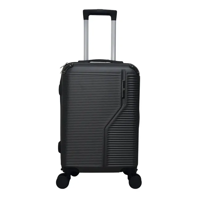 Mala Viagem/bordo 10kg Rodas Dupla 360° Cadeado Acoplado - P Cor Preto 8130