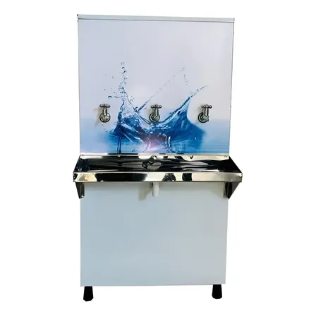 Bebedouro Industrial Inox Acquapura 100L 3 Torneiras Filtro Incluso