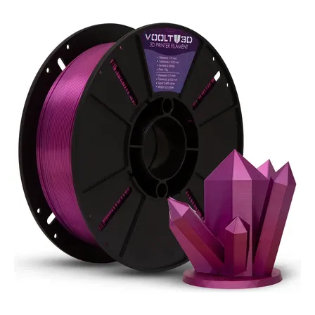 Filamento Pla Ametista V-silk Premium 1kg - Voolt3d