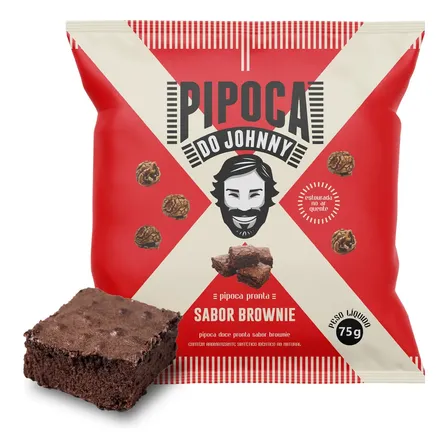 Pipoca Do Johnny Sabor Brownie 75g