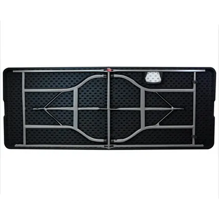Mesa Dobrável Robust Com Alça Portátil Preta 1,80m Ntk Cor Preto