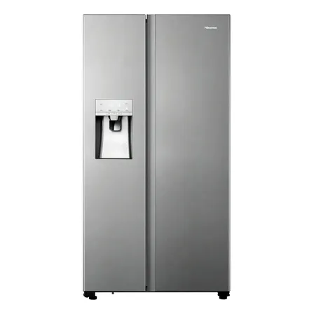 Geladeira Hisense Side By Side Inox 533L Inverter Frost Free RS-69W 220V