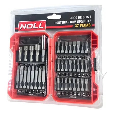 Jogo De Bits E Soquetes Noll 37 Peças 3720006