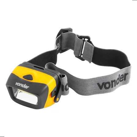 Lanterna Adaptável Para Cabeca Ledcob Lcv 120 Vonder Lanterna Preto Luz Branco