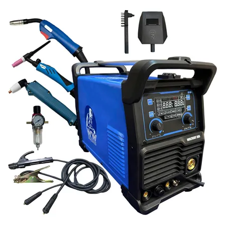 Inversora De Solda Wwsoldas Multiprocesso Tig Mig Mma Corte Plasma 250a Azul 220v