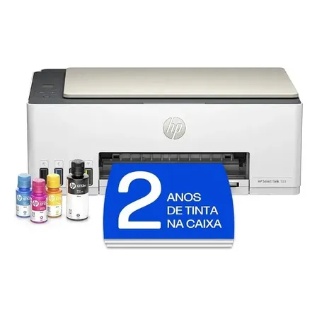 Impressora Multifuncional Hp Smart Tank 583 Colorida 1 Usb 2.0 De Alta Velocidade (dispositivo); 1 Porta Wi-fi 802.11b/g/n; 1 Wi-fi Direct -100 A 240 Vca Cinza 127/220v