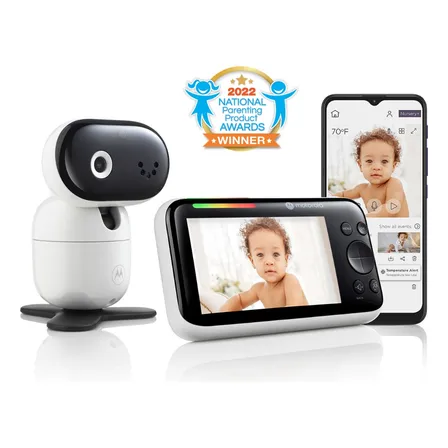 Babá Eletrônica Motorola Hd Monitor 5 C/ Zoom Wi-fi Pip1510