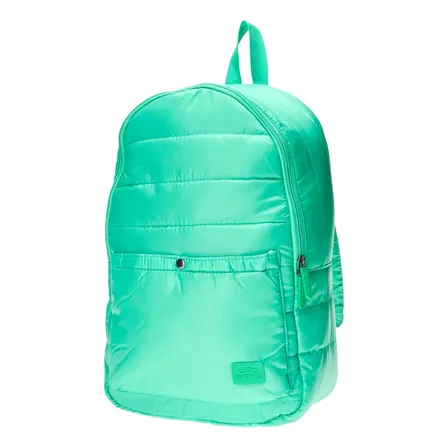 Mochila Masculina E Feminina Puff 20 L Olympikus Super Nova Cor Vapor Green Desenho Do Tecido Liso Não
