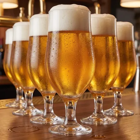 Jogo De Taça De Cerveja - Conjunto Kit 6 Pcs Incolor
