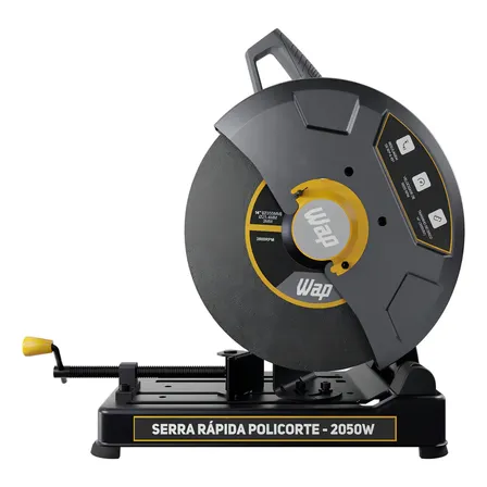 Serra Rápida Policorte Wap Wf Sp01 Bancada Profissional 2050w 355mm 127v Preto