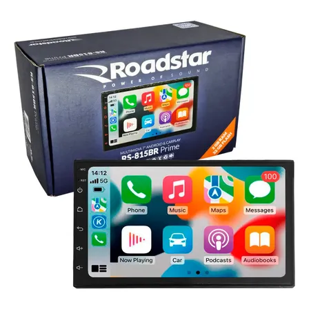 Sistema Multimídia Para Veículo Roadstar Rs-815br Prime 7 - Preto