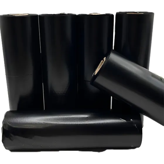 Kit 4 Rolos Ribbon Cera 110x74mm Mastercorp Impressora Zebra ZD220
