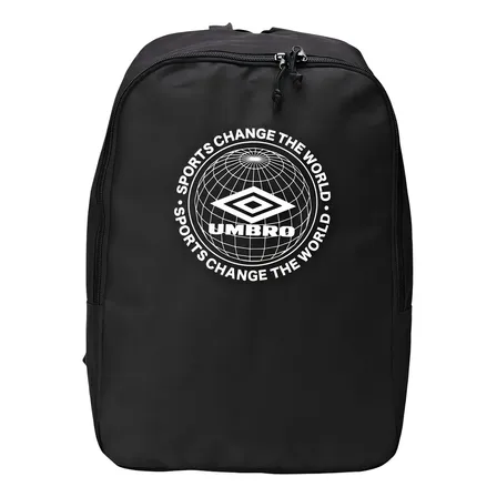 Mochila Masculina Umbro Change The World Preto Executiva Desenho Do Tecido Lisa Liso