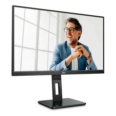 Monitor Aoc 21,5 Full Hd Pivot Hdmi Dp Hub Usb- 22p2um Cor Preto 110V/220V