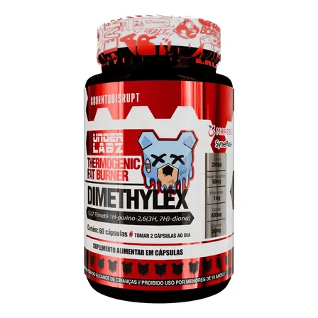 Dimethylex 60 Cápsulas Under Labz - Termogênico Sem Sabor