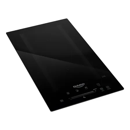 Cooktop De Indução 2 Bocas Dako Com Zona Flexível e 9 Níveis de Potência Mais Turbo