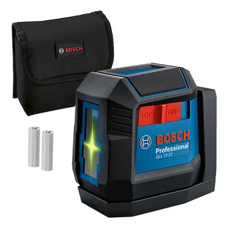 Bosch Nível a Laser verde GLL 12-22 G, 12m suporte giratório