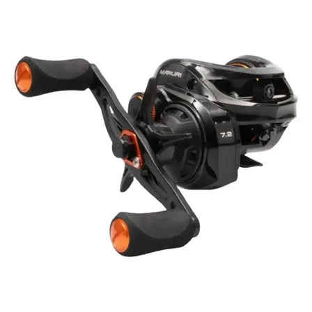 Carretilha Maruri Bronx 300 Lado Esquerdo Com Drag 15kg 255g Em Carbono Preto