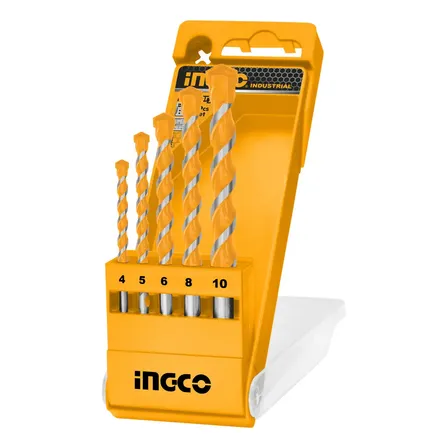 Conjunto De 5 Brocas Para Alvenaria Ingco Industrial Akd3051