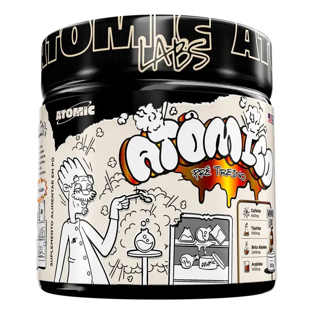 Pré-treino Atômico Atomic Labs com Sabor Mango Loko 300g