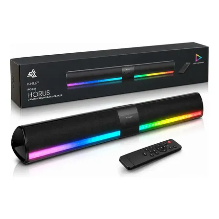 Soundbar Knup KP-RO831 Preto 2.0 20W USB p/ TV e Dispositivos