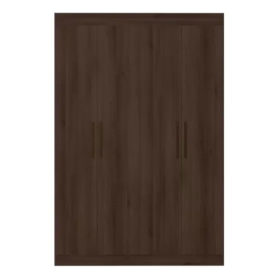 Guarda-roupa Ville 4 Portas 2 Gavetas Bartira Cor CAF