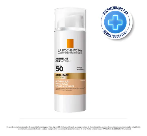 Protetor Solar Anthelios Age Correct Fps 50 Oil Free Anti Rugas Cor 2.0 50g La Roche-posay