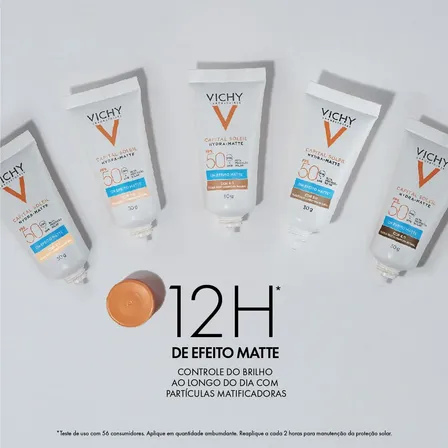 Vichy Capital Soleil Hydra-matte Fps 50 Cor 1.0 - Protetor S