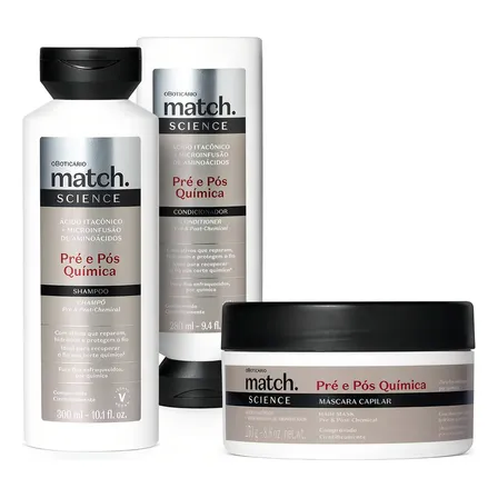 Combo Match Science Pré E Pós-química