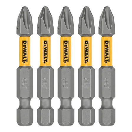 Jogo Bits Impacto 5pcs Dewalt DWAF2PH2-5H Maxfit 50mm Ponta Phillips Ph2