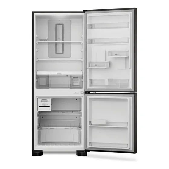 Geladeira Brastemp Ff Inverse 447l Black Inox - Bre57fe