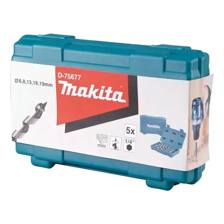 Conjunto Brocas Serpentina 5pcs - Ht Hex Makita D-75677
