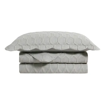Colcha Ilusion Favo Queen Concreto 240x260 Camesa