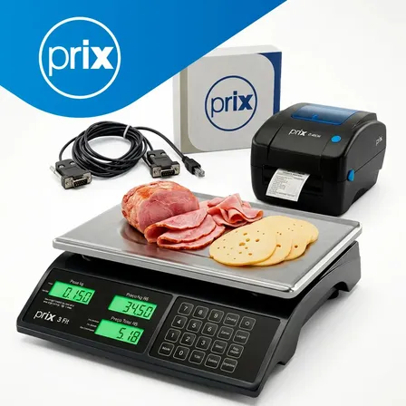 Balança Da Toledo Prix 3 Fit 32kg + Etiquetadora It400m Cor Preto 127/220v