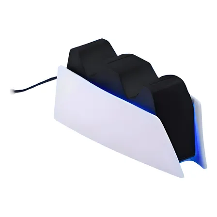 Base Carregamento Controle Dualsense Compatível Ps5 Dock Suporte Duplo Cor Branco