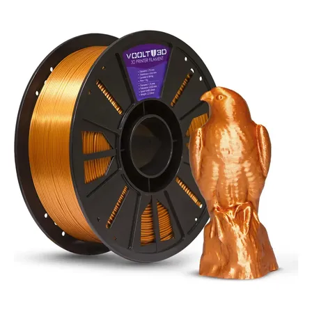 Voolt3D Pla V-Silk de 1kg filamento de cobre 1.75mm
