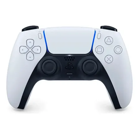 Controle Dualsense Sem Fio Ps5 Playstation Joystick Sony Cor Branco