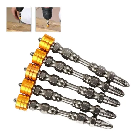 Jogo Ponteira Bits Ph2 Imantado Limitador Parafusar Drywall